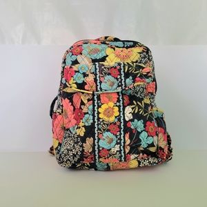 Retired Vera Bradley Happy Snails Pattern Mini Backpack Purse